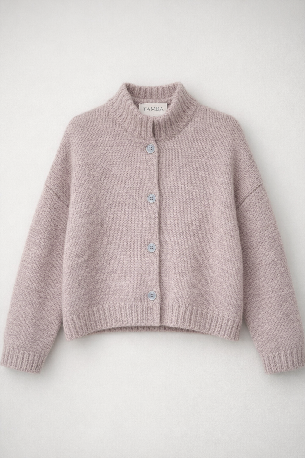 TAMBA – wholesale Kofta - Dam – Angora alpacka kofta med ståkrage och knappslå18