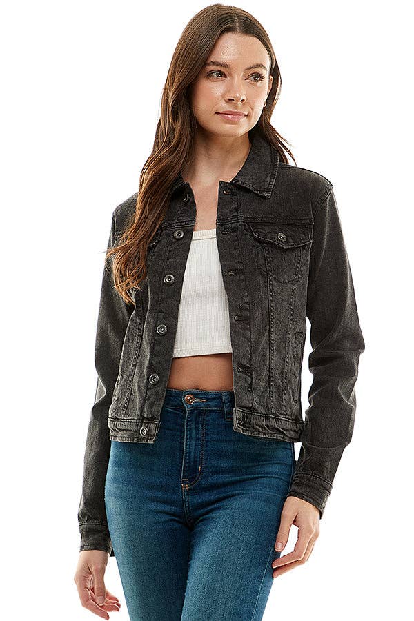 BLUE AGE - Wholesale Denim Jacket - Women's - Cotton Blend Stretched  Ladies  Casual Denim Jacket18