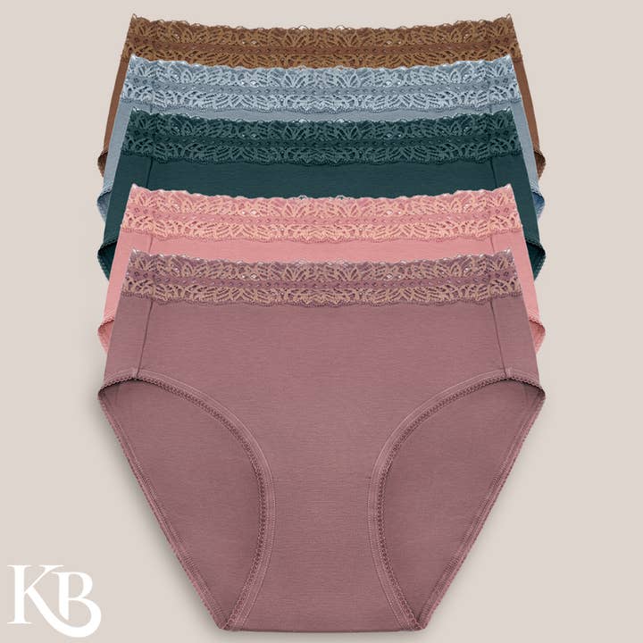 High-Waisted Postpartum Recovery Panties (5 Pack) for wholesale by Kindred Bravely