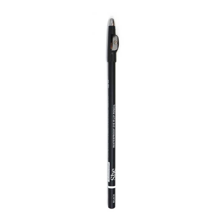 PINEAPPLE Beauty - Wholesale Eyeliner/Pencil - She LPS01 Eyeliner Pencil w/Sharpener Black - 72pc2