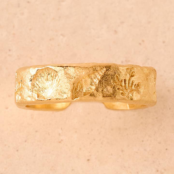 Nucella Ring | Jewelry Gold Gift Waterproof for wholesale by Agapée Jewelry