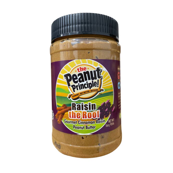 The Peanut Principle – Engroshandel Nøddesmør – Kanel Raisin Peanut Butter0