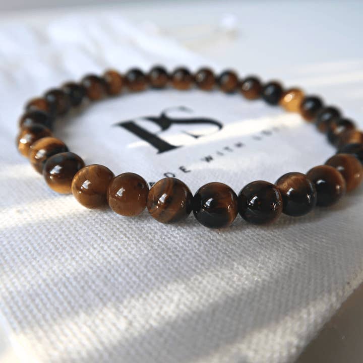 Armband med gyllene tigeröga | Skydd | Insikt | Kraft för wholesale av Positivity Shop