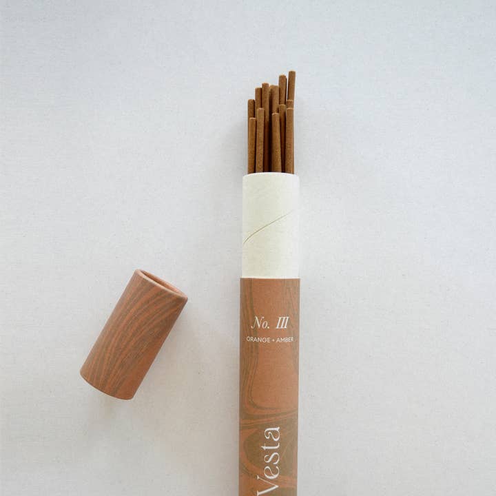 Flora Vesta - Wholesale Incense - Orange and Amber Botanical Incense / All Natural Warm Citrus2