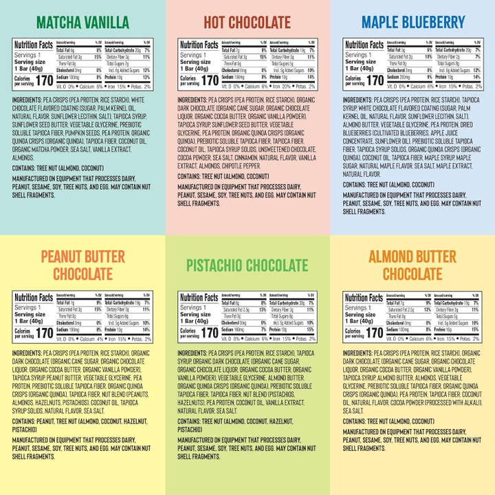 Mezcla - Wholesale Snack Bar - Variety 8 Bar Pack ($1.73 / Bar)