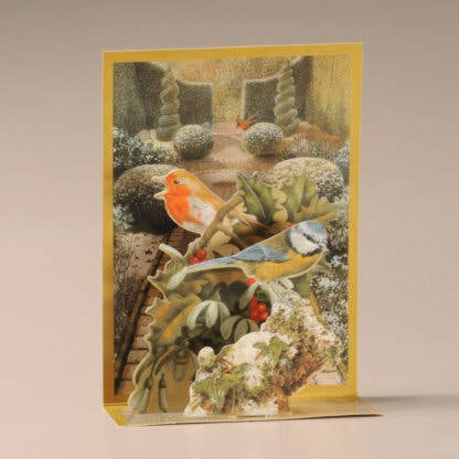 Mamelok – wholesale Christmas card – BIRDS CASCADE CHRISTMAS CARD0