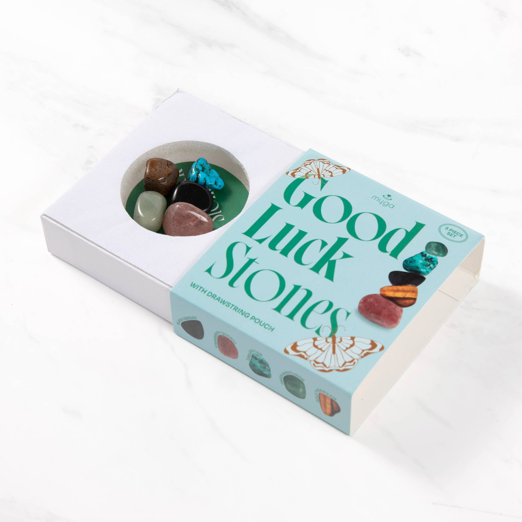 Myga - Wholesale Spiritual Stone/Crystal - Myga Wellbeing Crystal Collection - Display 24 Units31