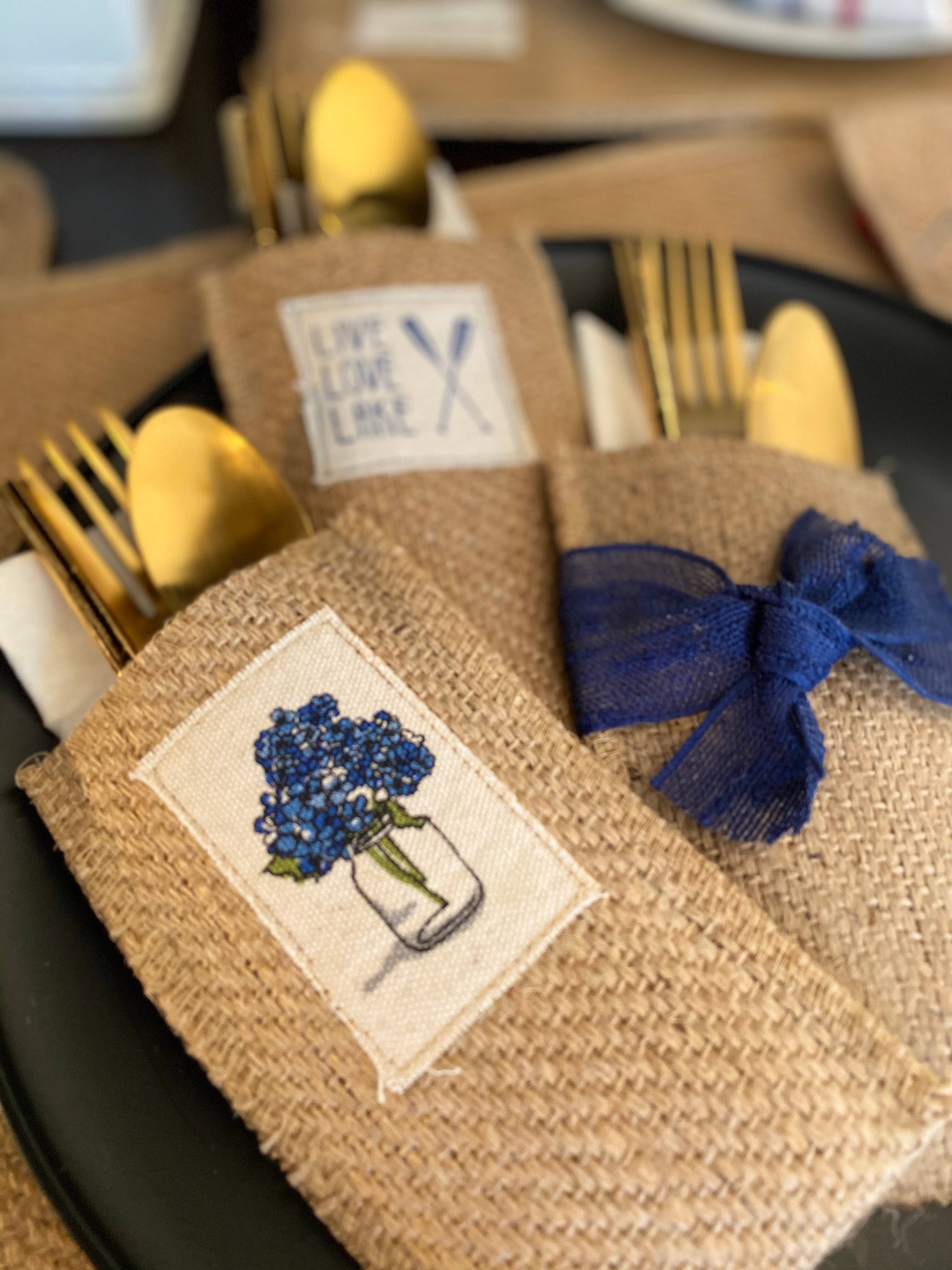 Cutlery Couture - Wholesale Napkin Ring - Hydrangea Patch - Set of 82