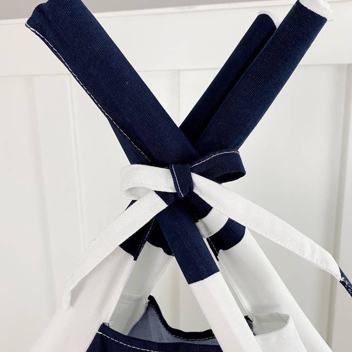 Domestic Objects - Wholesale Tent – Child - Play Tent Canopy Bed in Navy Blue and White Stripe Canvas11