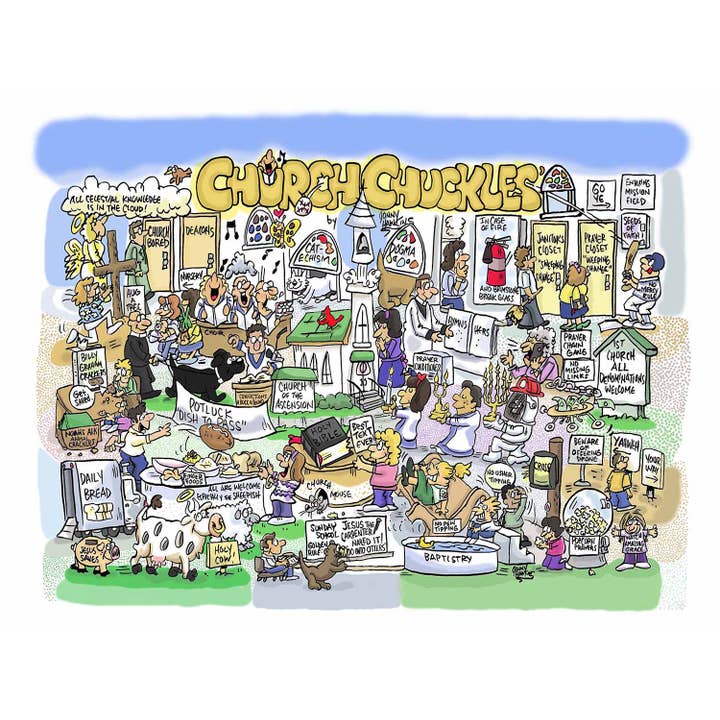 Church Chuckles - 500 Piece for wholesale by GoodWay Puzzles