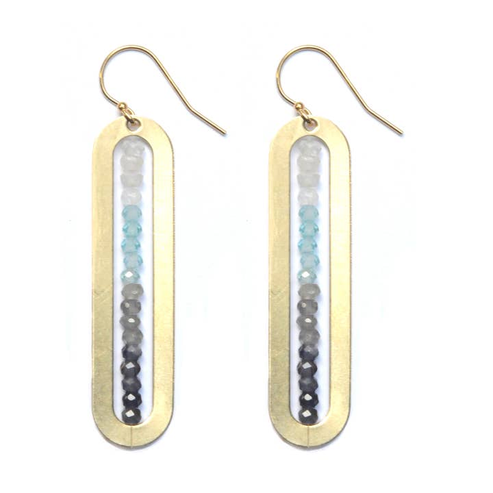 Gradient Oval Earrings for wholesale by The Didi Jewelry Project