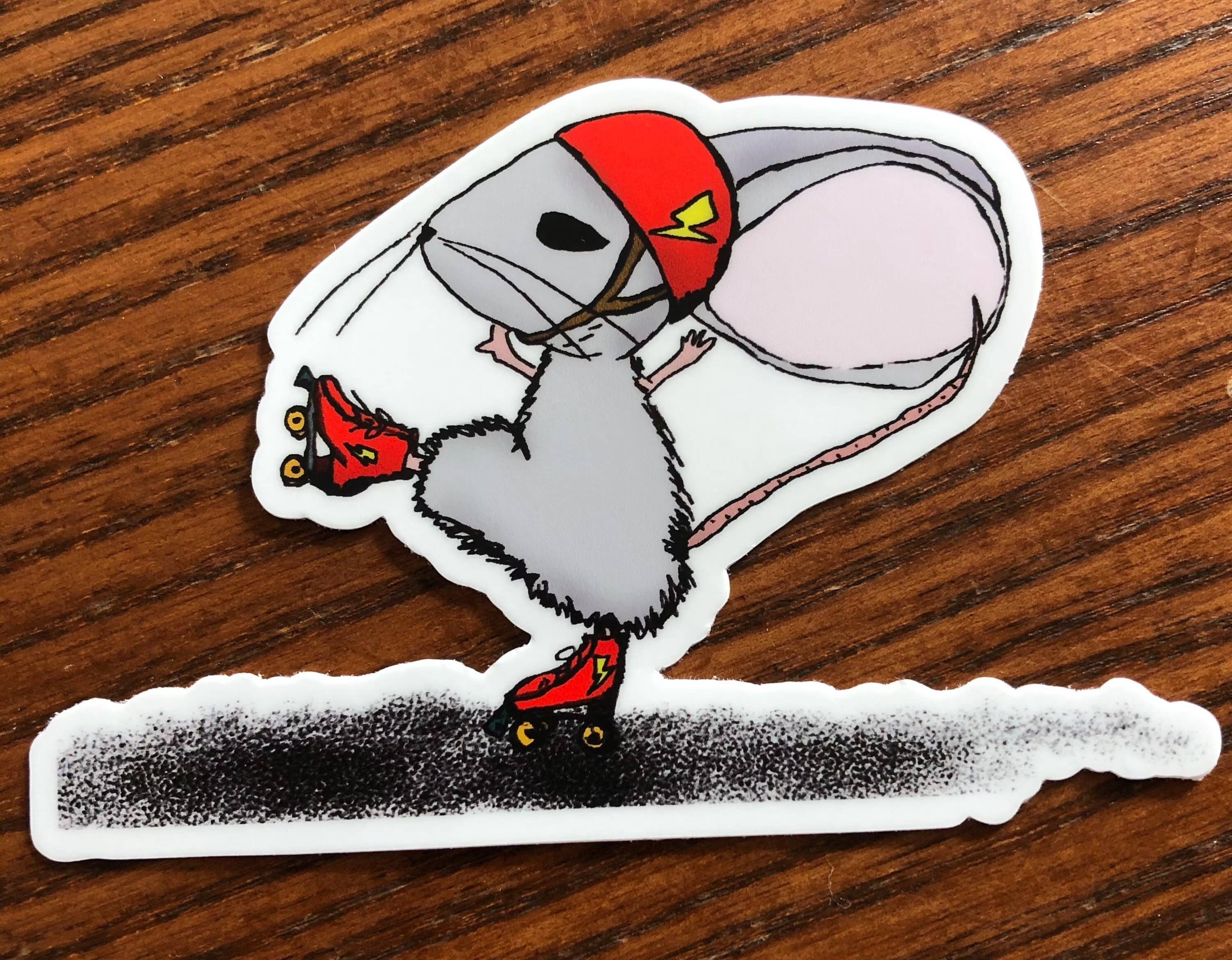 More ART  | More Heart - Wholesale Sticker - Disco Roller Mouse -   Premium Vinyl Sticker1