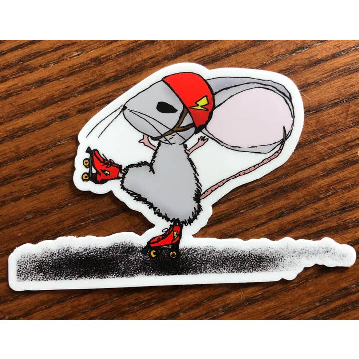More ART | More Heart - Wholesale Sticker - Disco Roller Mouse - Premium Vinyl Sticker1