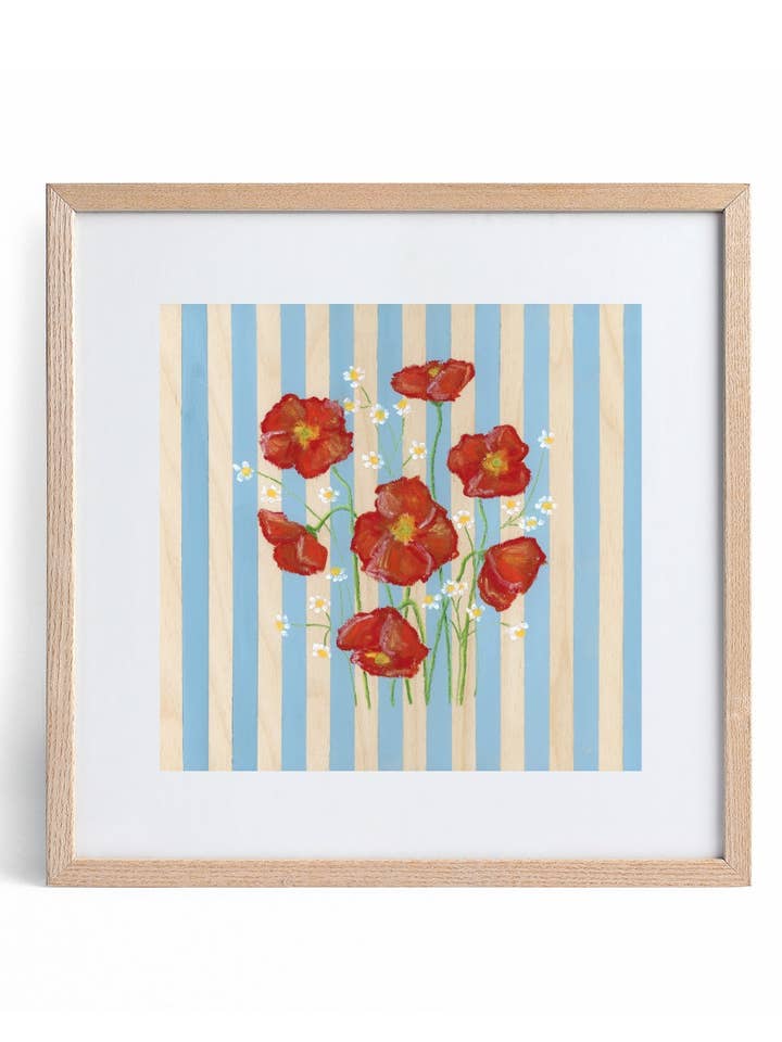 « Flora » Une Impression Carrée pour la vente par Allie Burton Art