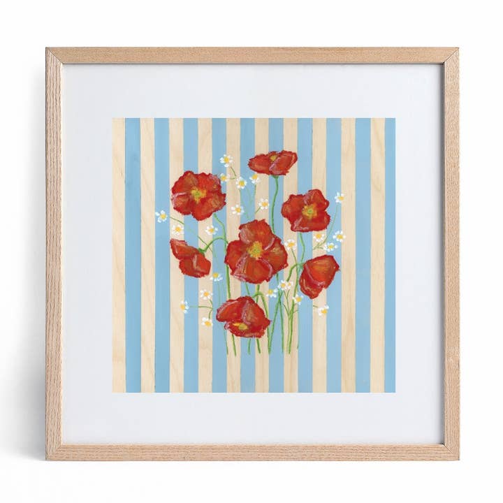 Allie Burton Art - Wholesale Art Print - “Flora” A Square Print