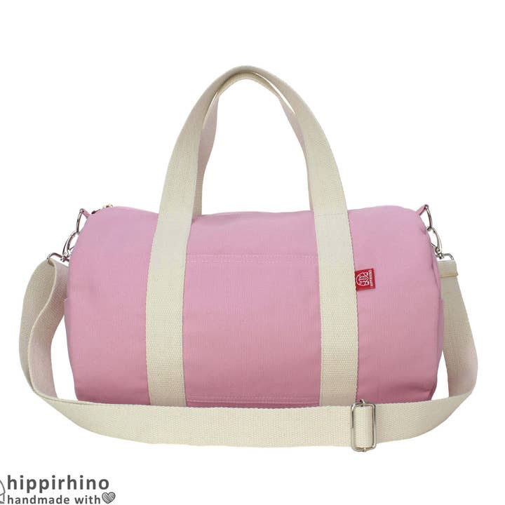 Roze reistas, gewaxt duffle gym fitness, reistas voor overnachting voor wholesale door hippirhino