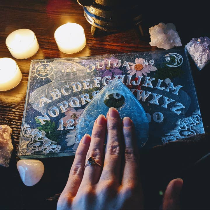 Floral Quiji Board W/Planchette - Magic Wiccan Witchy - Magick for wholesale by Paeday Design