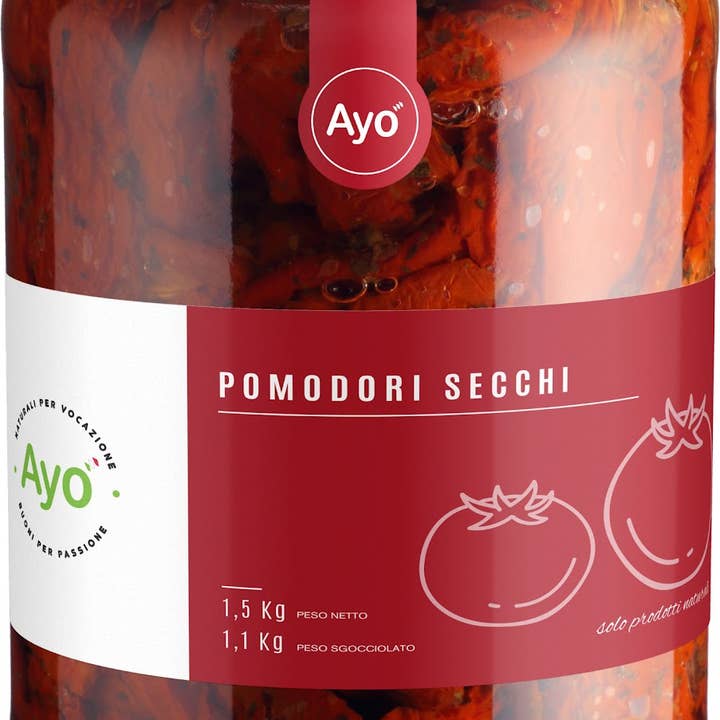 Ayo' Alimenti - Wholesale Dried Spice Mix - HO.RE.CA SUN-DRIED TOMATOES