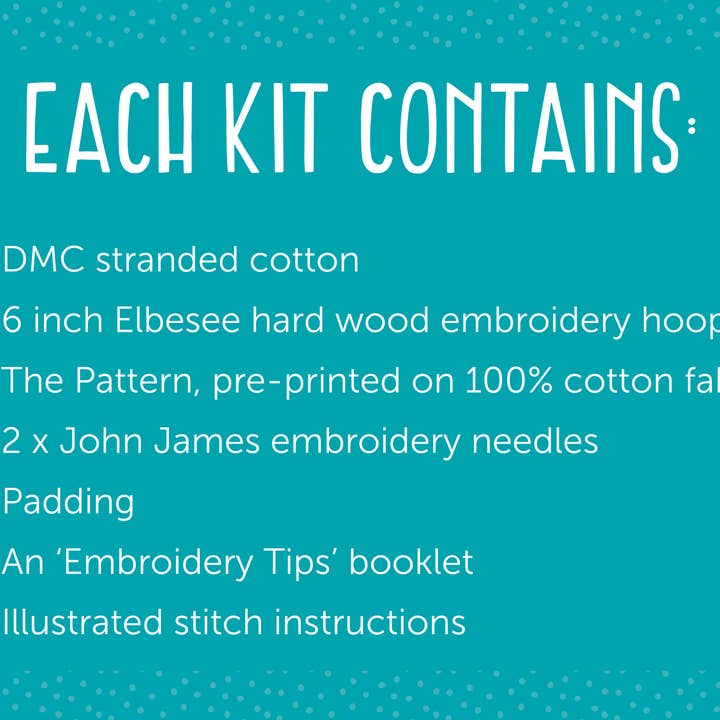 Oh Sew Bootiful - Wholesale Embroidery/Cross Stitch Supplies - Bumblebee Handmade Embroidery Pattern Fabric Pack