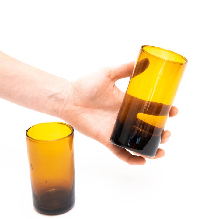 Voyage - Wholesale Drinking Glass/Cup - $2.00 SALE Amber Short Tumbler Glass (100)10