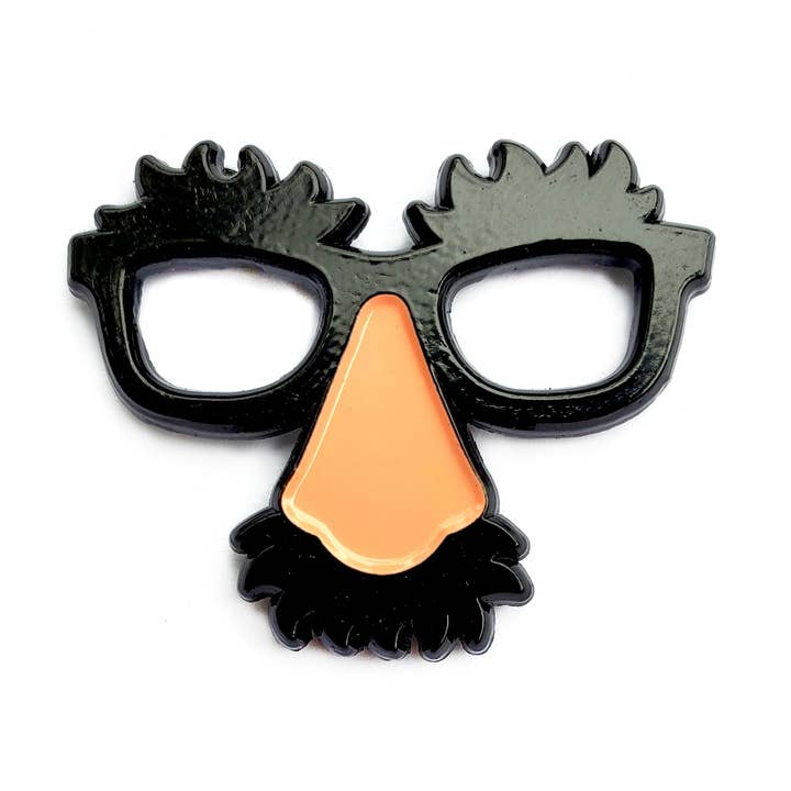 Kolorspun Pins - Wholesale Lapel pin/button - Groucho Marx Comedy Glasses Enamel Pin0