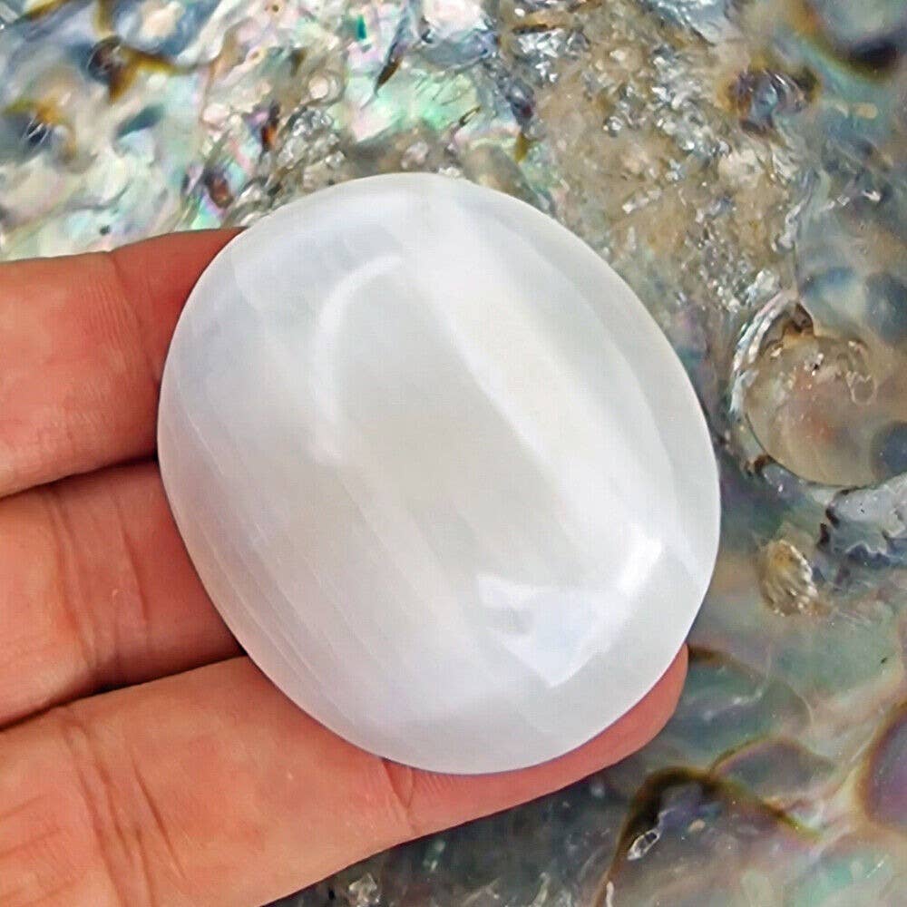 Shamans Crystal - Wholesale Spirituele steen/kristal - Selenietpalmstenen, Selenite Smooth, Selenite Selenite6