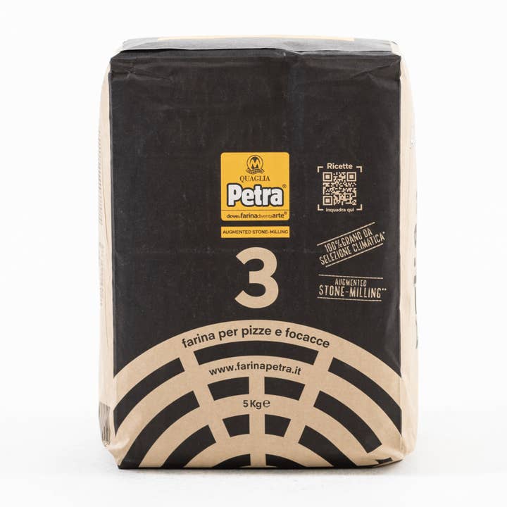 Petra Molino Quaglia - Vendita all'ingrosso Farine - PETRA 3 - Farina di grano tenero tipo "1" da 5 kg