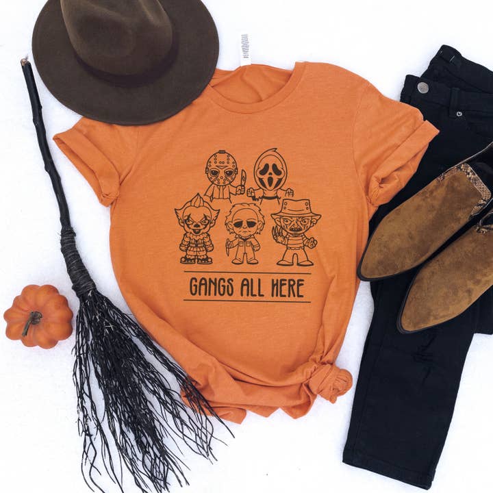 Stiles Tee Co. – Großhandel T-Shirt mit Siebdruck – Damen – Halloween-Shirt mit Horror