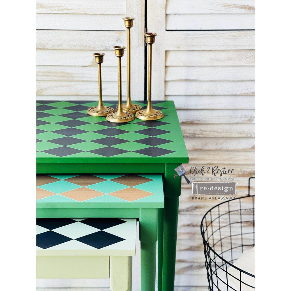 Redesign with Prima – wholesale Wallpaper – Redesign Decor Transfers Gold Harlequin 24"x35" 6553506577412