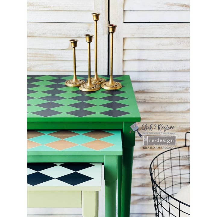 Redesign with Prima – wholesale Wallpaper – Redesign Decor Transfers Gold Harlequin 24"x35" 6553506577412