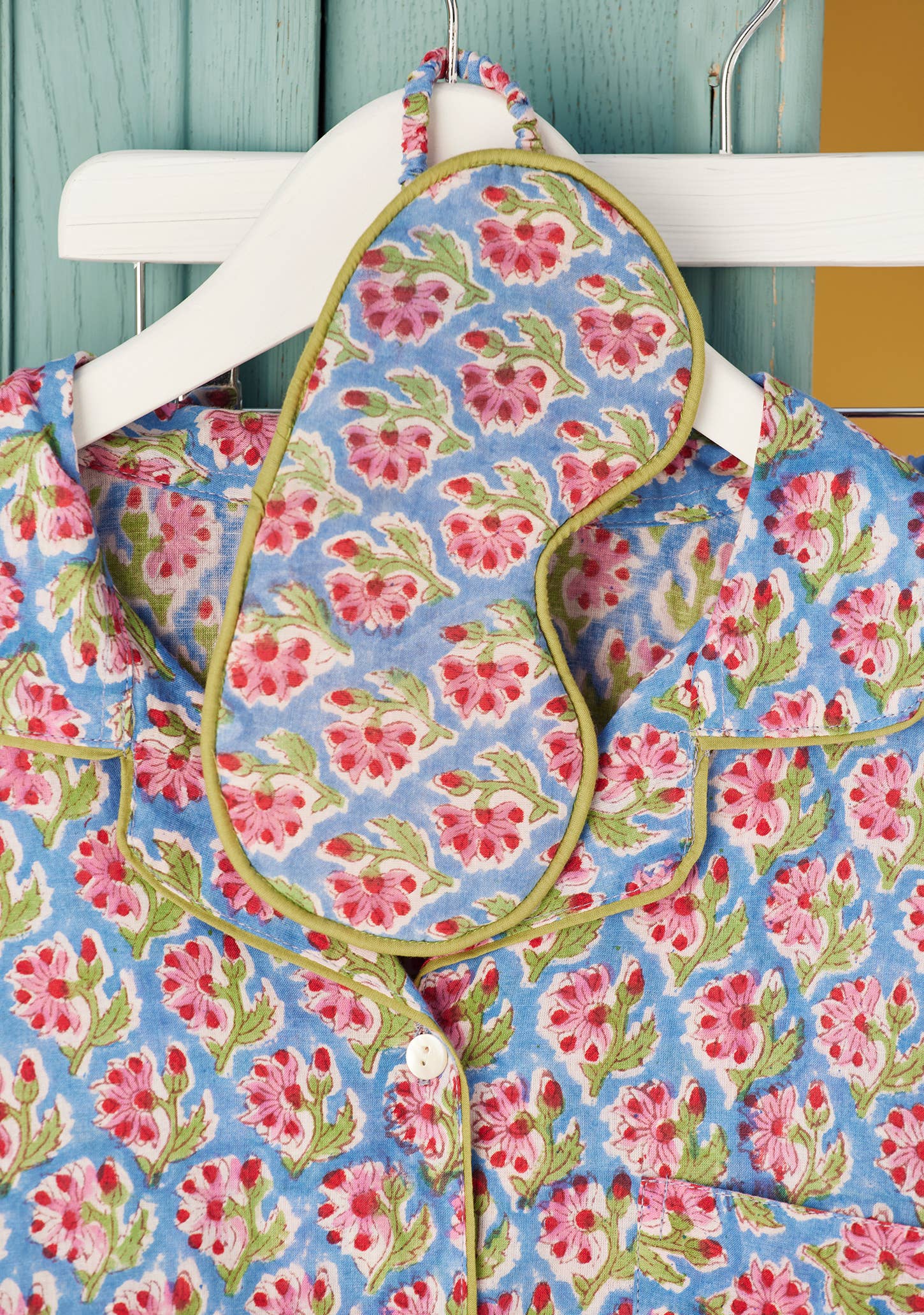 Namaste - Vente Haut et bas de pyjama – femme - Pyjama imprimé block Taruni3