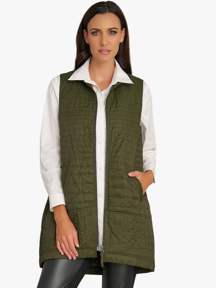 Stella Carakasi - Wholesale Outerwear Vest - Women's - Women's Zip-Front On The Go Vest17