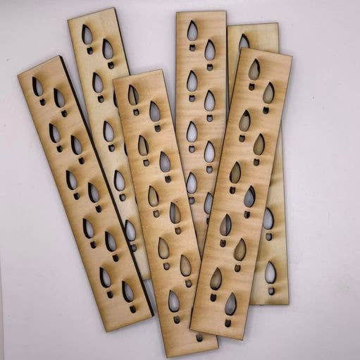 Elf/Leprechaun Footprint Stencil for wholesale by The Cracked Pig