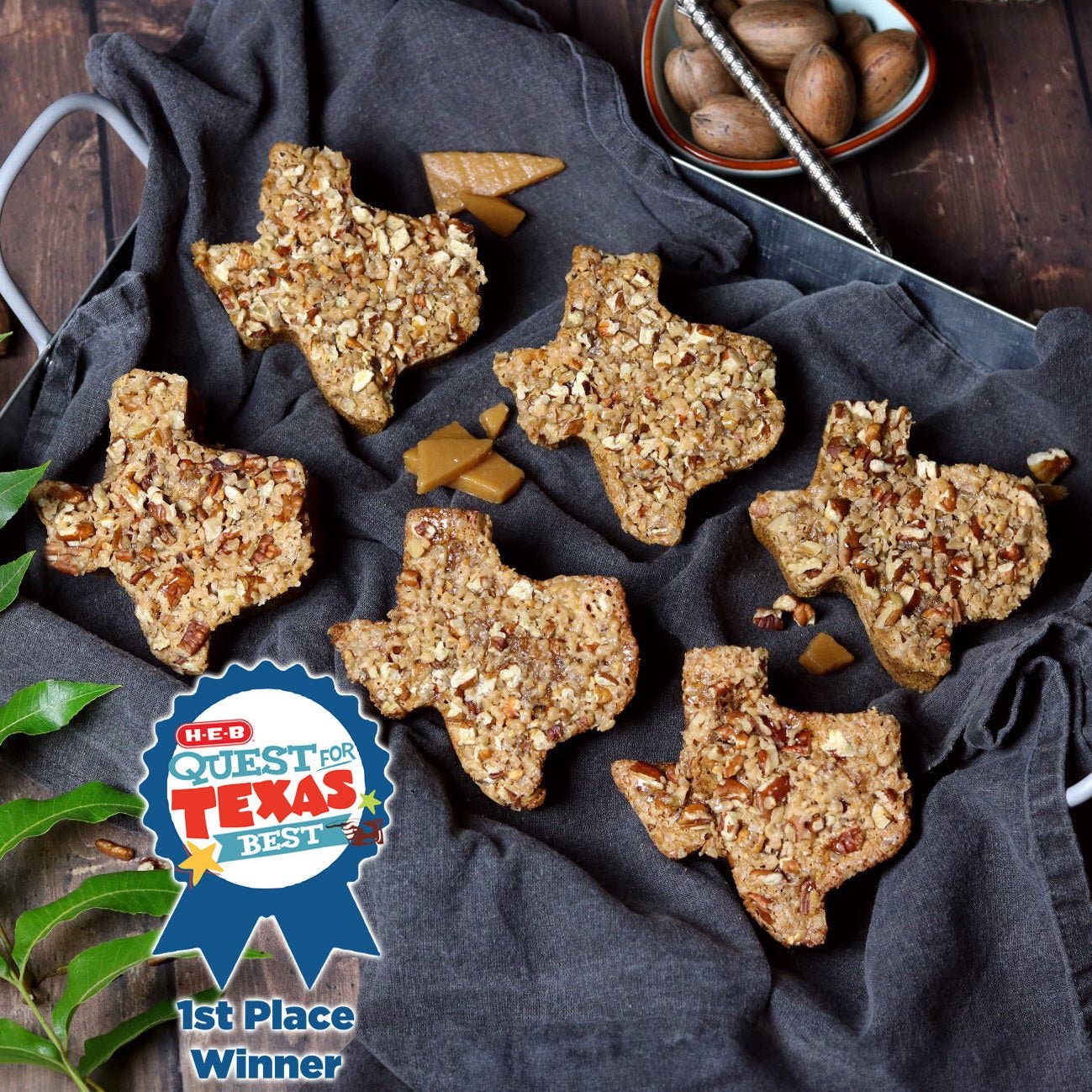 Texas Pecan Cakes - Wholesale Cake - Texas Pecan Cakes: Small Cakes 3.35oz (6 Pack)1