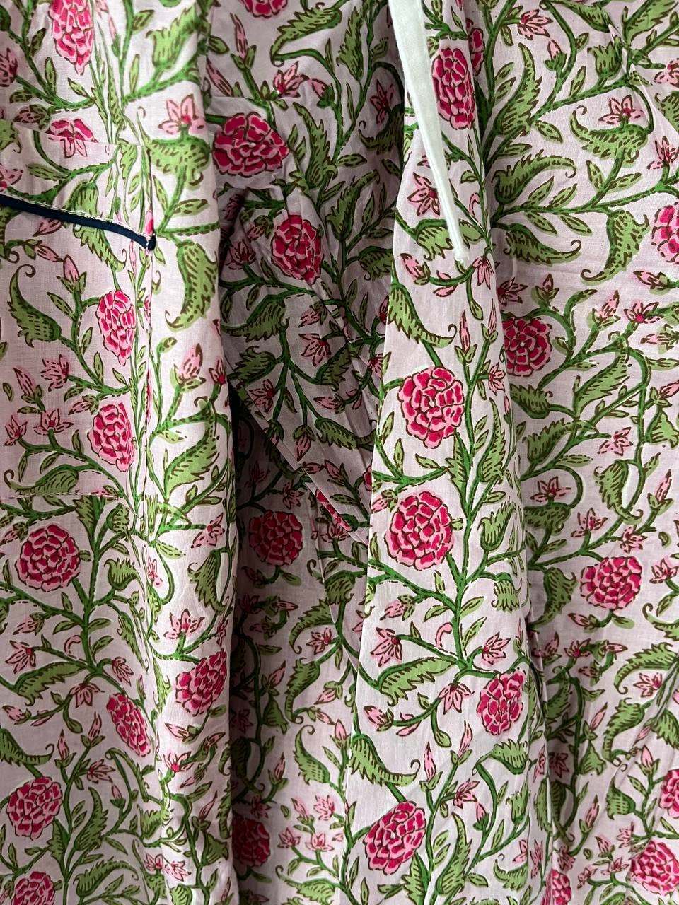 Bhawana Handicrafts - Wholesale Lounge Top - Women's - Pajama Sets Night Wear Woman Dress Floral Print Handmade3