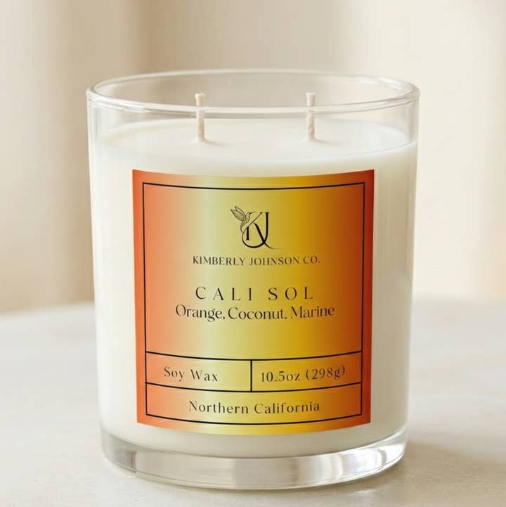 Kimberly Johnson Co. - Wholesale Jar/Filled Candle - Cali Sol