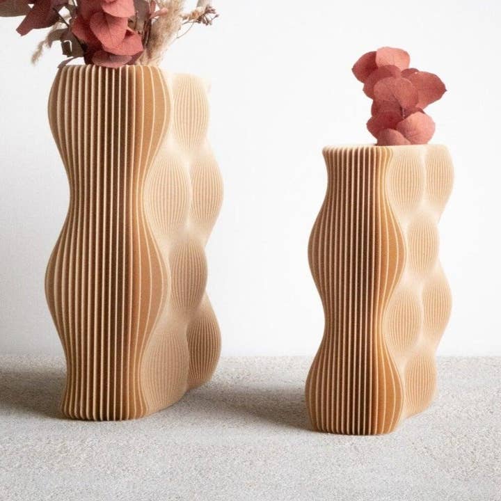 Jarrón Tide, material ecológico, fabricado en Francia para venta al por mayor de MINIMUM DESIGN