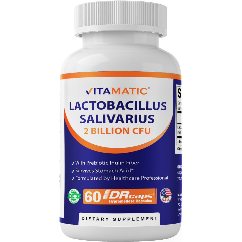 Vitamatic - Wholesale Oral Supplement/Vitamin - Vitamatic Lactobacillus Salivarius 2 Billion CFU 60 Capsule0
