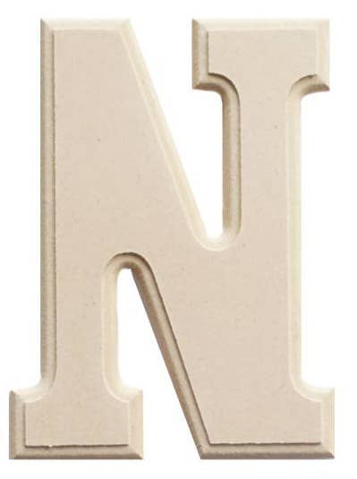 Angels Craft – wholesale Craft supplies – Wood Letters MDF 6-inch with Routed Edge, 1-ct15