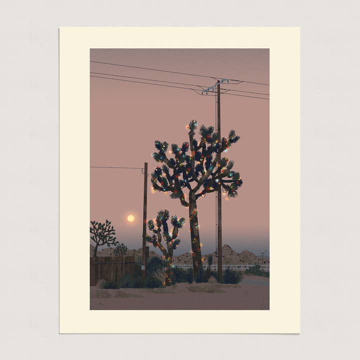 Pioneertown - Holiday Edition for wholesale by Chris Turnham Illustration