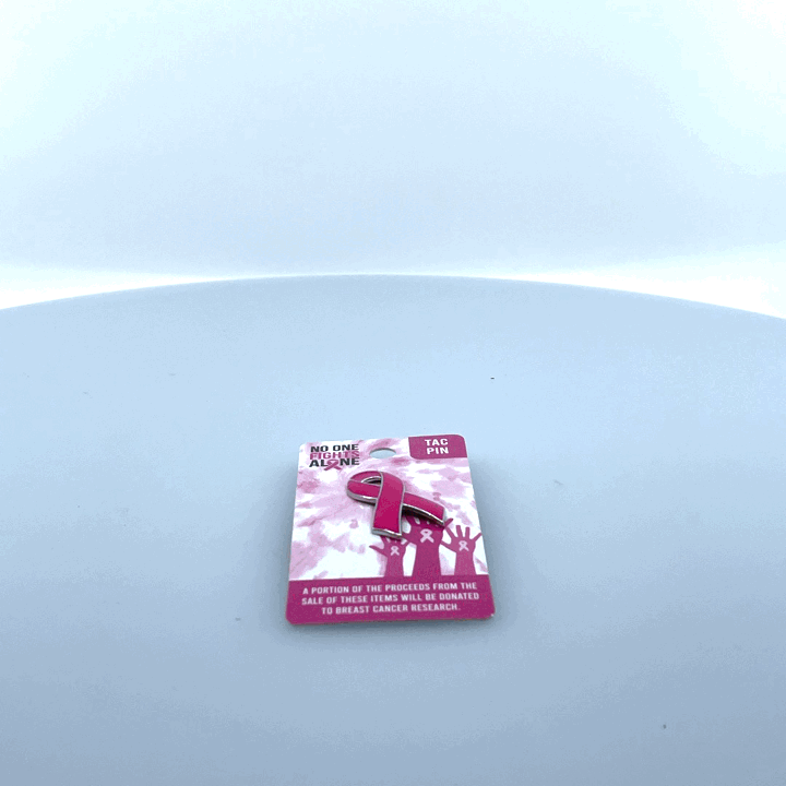 Novelty Brands - Wholesale Retailer Display - Accessories - Breast Cancer Awareness PINK Tac Pins Assortment- 12/Display3