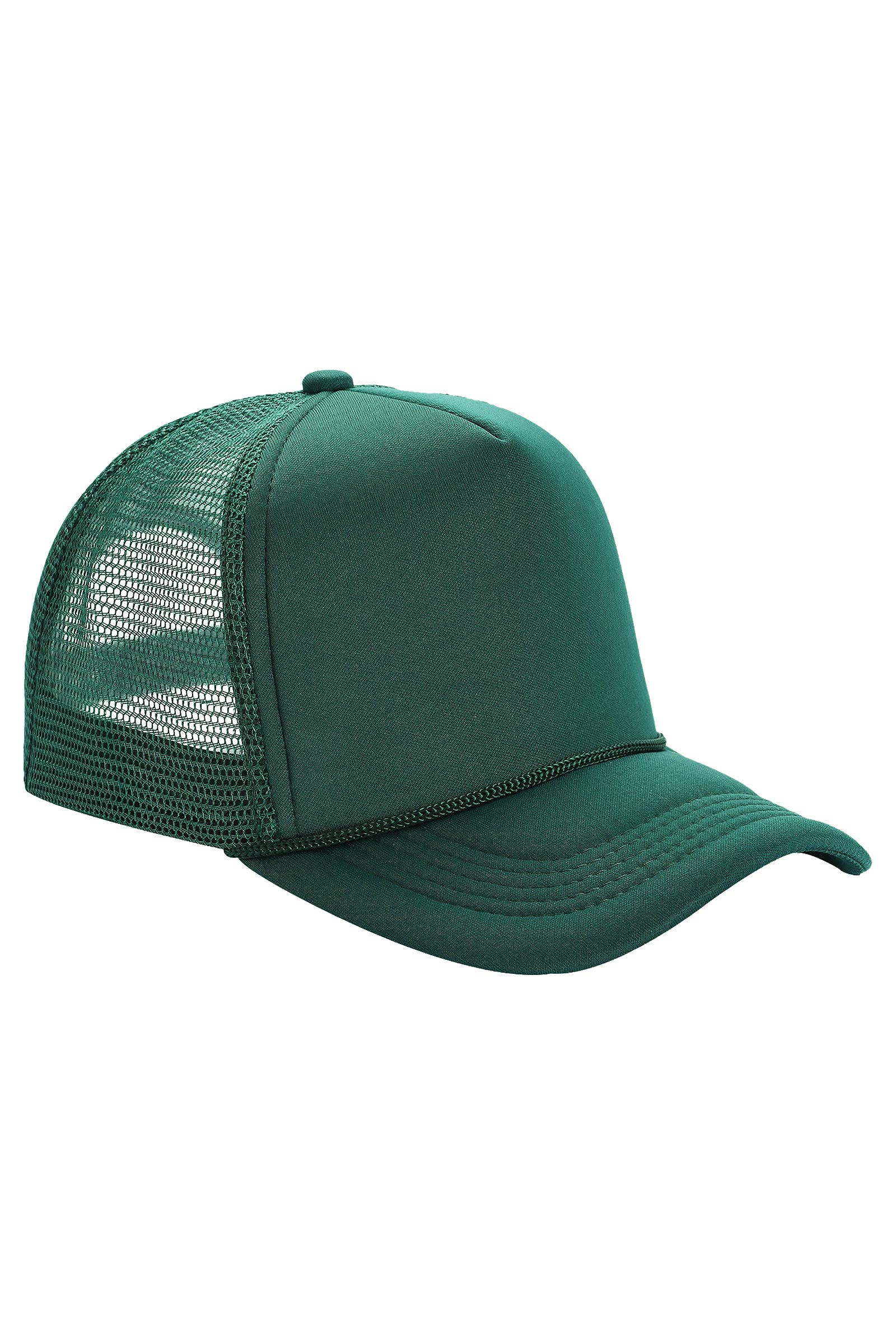 Cap Zone - Wholesale Trucker Hat - Unisex - Solid Five Panel Foam Trucker Hat4