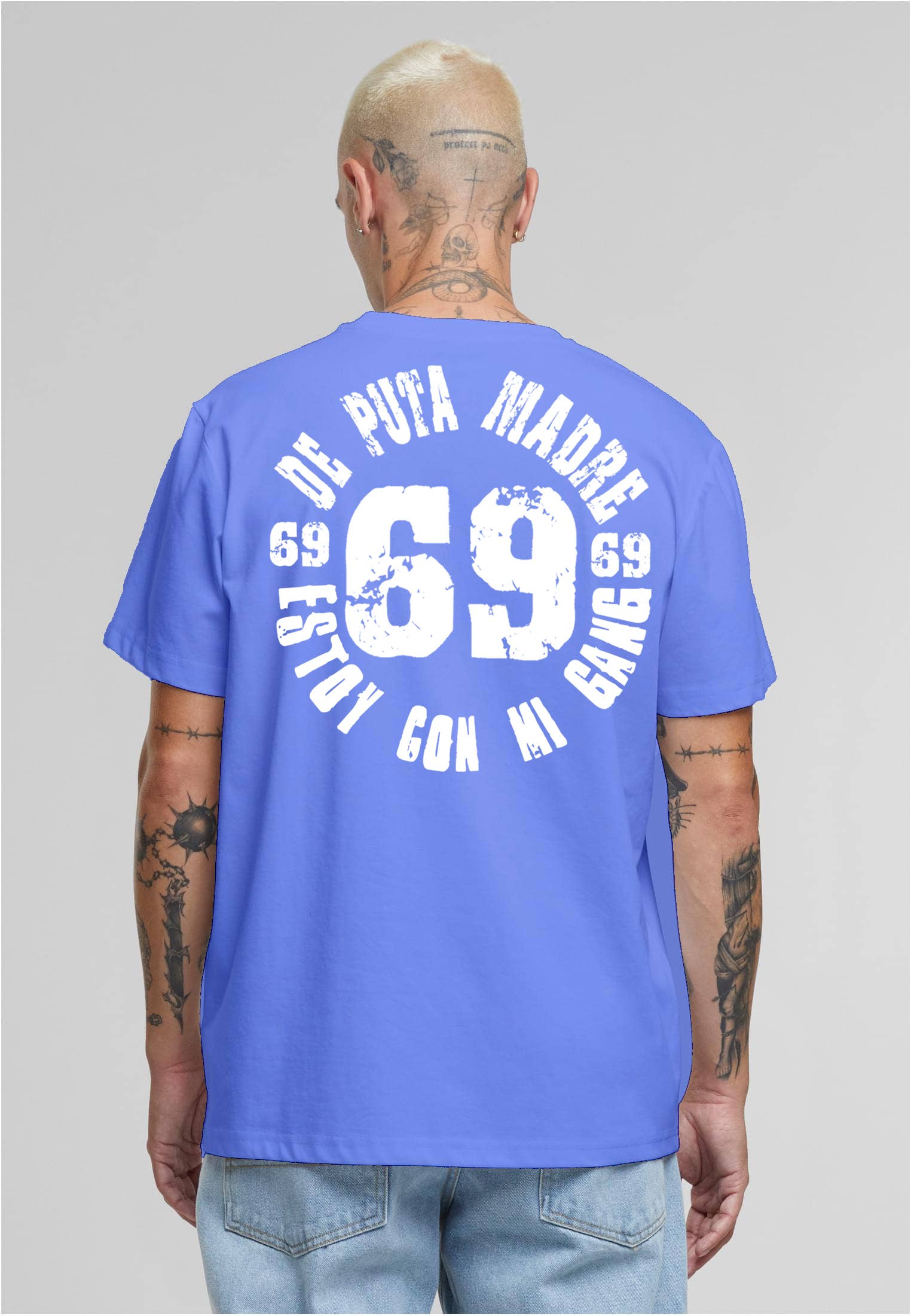 De Puta Madre 69 – wholesale T-shirt (graphic) – men's – DE PUTA MADRE 69 Crew Neck T-Shirt I'M WITH MY GANG8