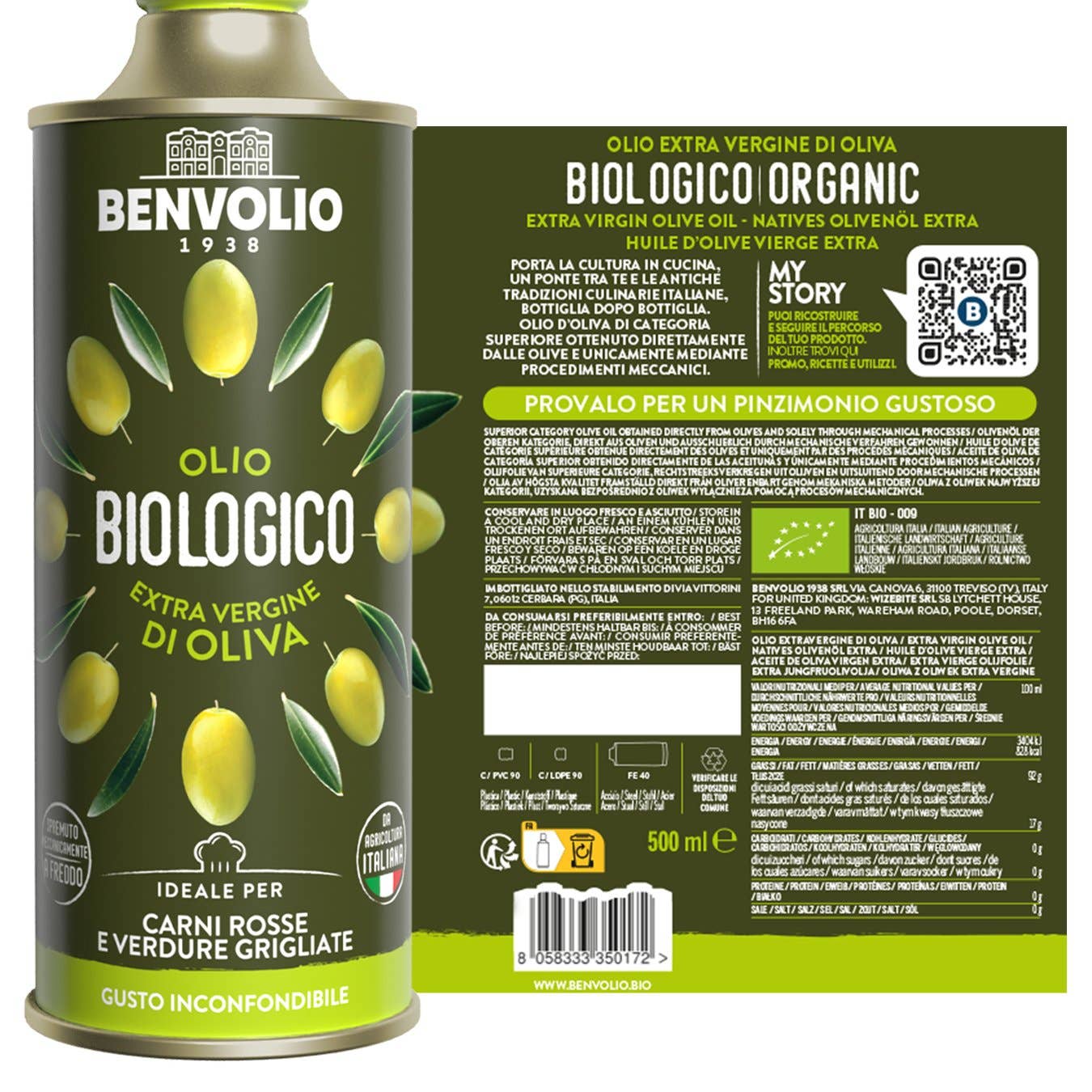BENVOLIO.BIO by Wizebite S.r.l. SB - Wholesale Olive Oil - BENVOLIO Organic Extra Virgin Olive Oil 100% Italian 500ml4