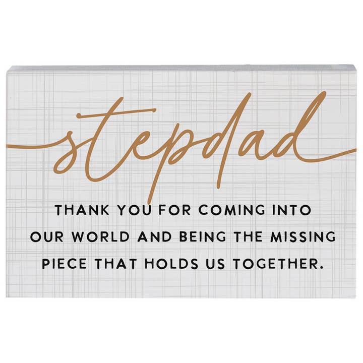 Sincere Surroundings – Großhandel Schilder – Stepdad Danke - Small Talk Rectangle