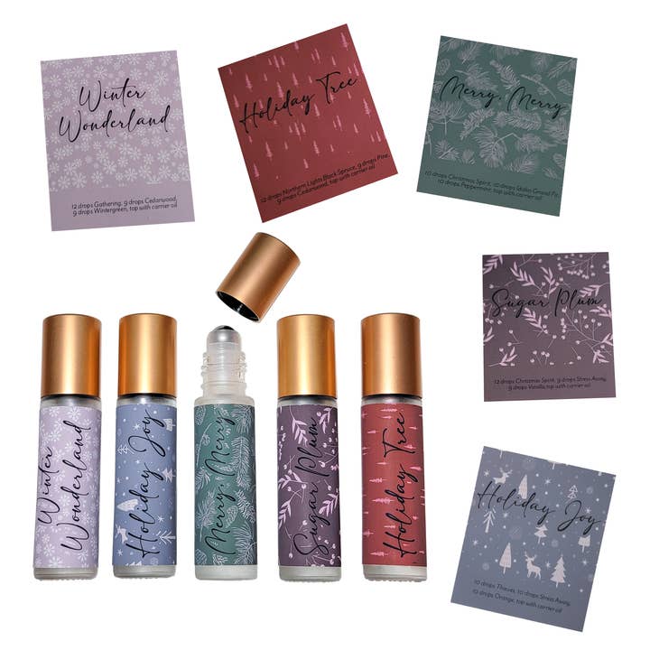 Winter Roller Label Collection for wholesale by A Dash of Kinship