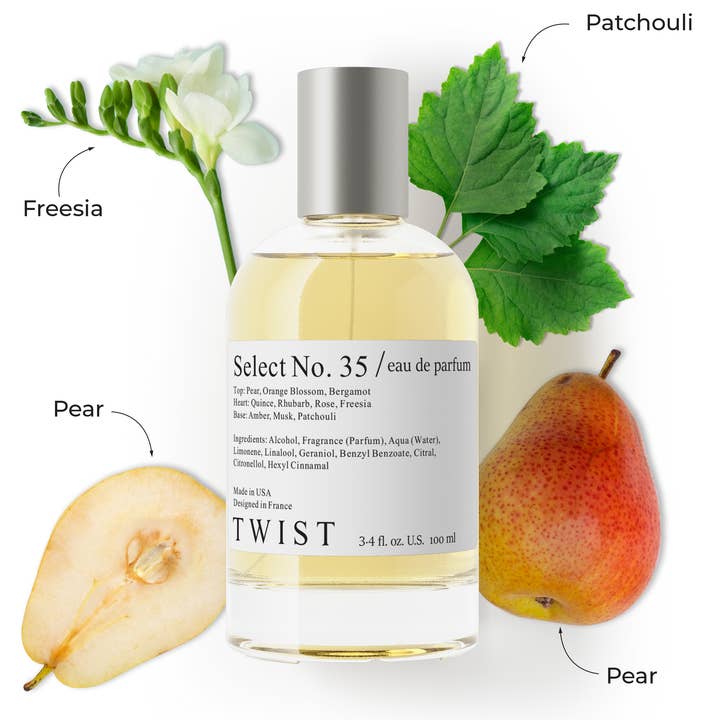 Twist Select No. 35 Inspired by J. M. English Pear & Freesia for wholesale by House of Twist