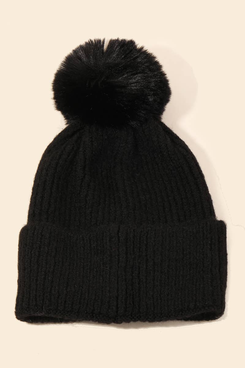 Anarchy Street - Wholesale Beanie - Women's - Pom Ribbed Extra Soft Beanie5