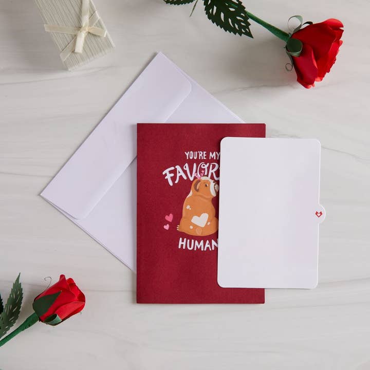 Lovepop Cards - Wholesale Valentine's Day Card - You’re My Favorite Human 5x7" Pop-Up Card