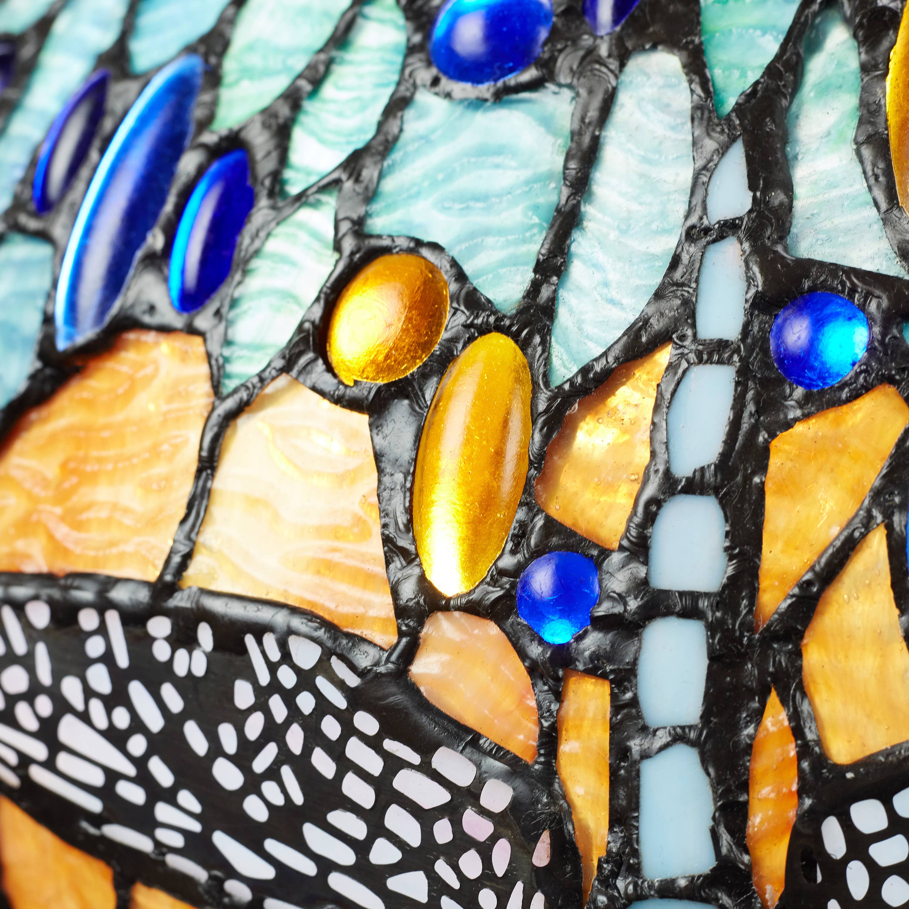 River of Goods - Wholesale Accent/Desk Lamp - 35"H Dragonfly Tiffany-Style Stained Glass Table Lamp10